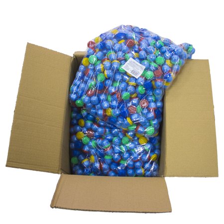 _6062 Бахилы в капсулах 28 мм с двойной резинкой, синие (2 000 шт./кор.)