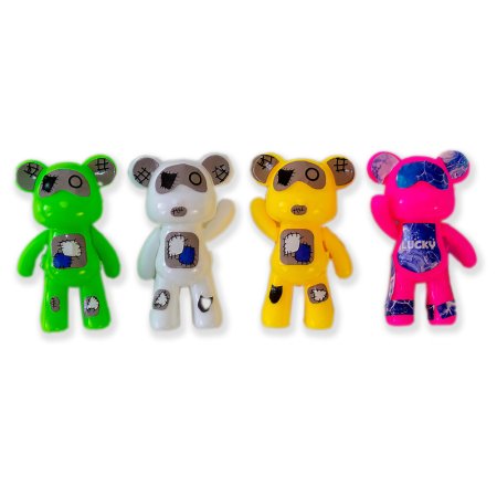 2141G "Медведи с заплатками" (200 шт/упак)