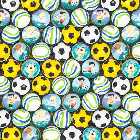 Мячи-прыгуны 27 мм "Футбольная команда"