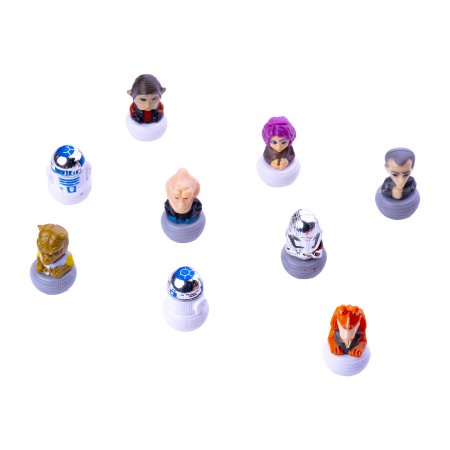 45А1946-24 Игрушка "Фигурки-неваляшки" в капсулах 45 мм (100 шт./уп.)