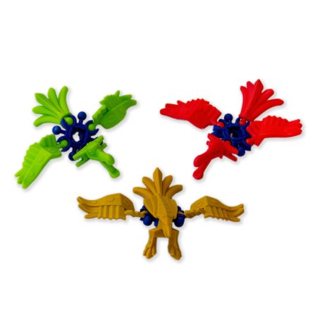 2132G-45 "Механические птеродактили" в капсулах 45 мм (100 шт./уп.)