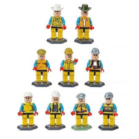 Игрушки для капсул  45 мм "Разные профессии" 